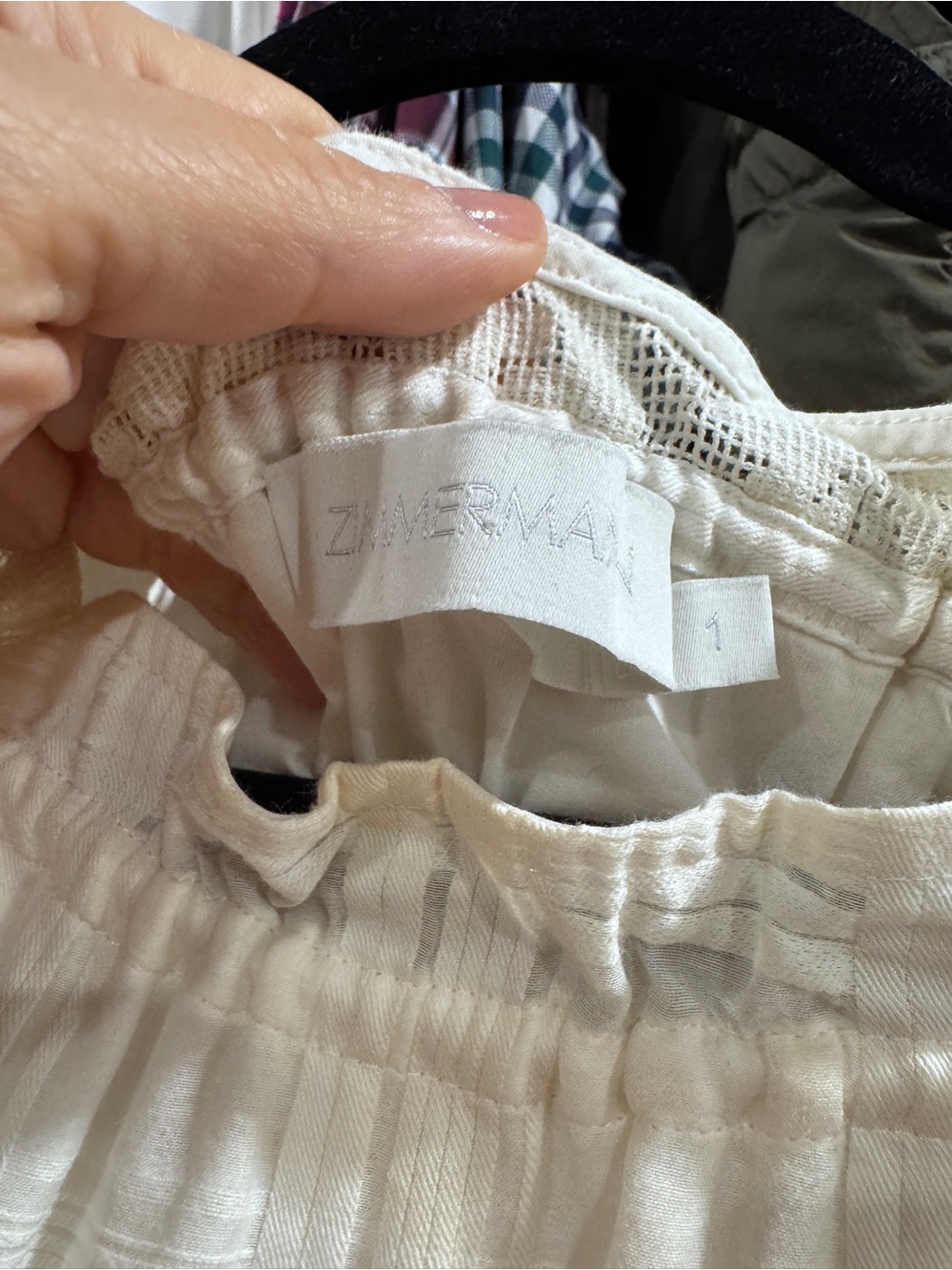 Zimmermann Andie halterneck broderie-anglaise lace top - Size 1 - Picture 7 of 9
